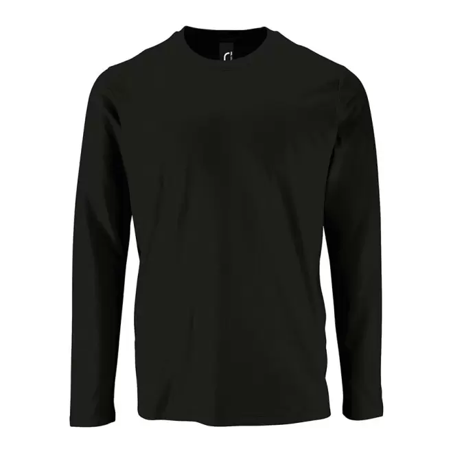 TEE-SHIRT PERSONNALISABLE HOMME ML 'IMPERIAL LSL' - noir profond