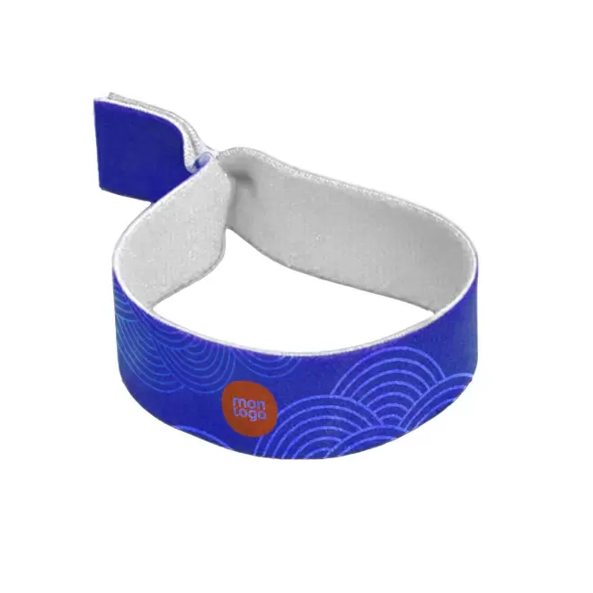 BRACELET PERSONNALISABLE ELASTIQUE REUTILISABLE 'JUTY' - blanc