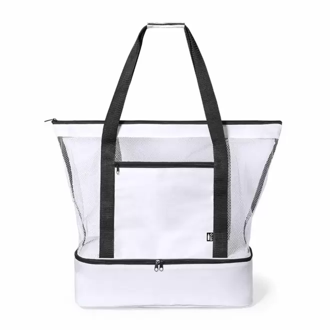 CABAS GLACIERE PERSONNALISABLE ISOTHERME 'PILO' - blanc