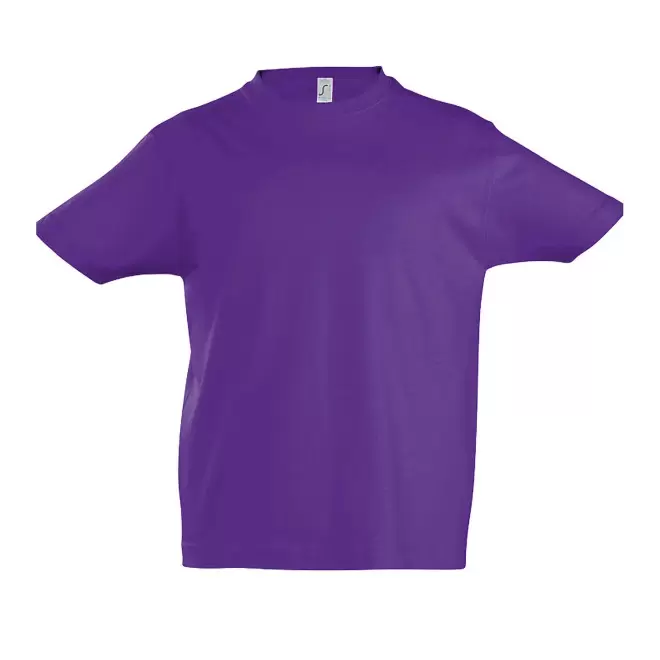 TEE-SHIRT PERSONNALISABLE ENFANT 'IMPERIAL KIDS' - violet foncé