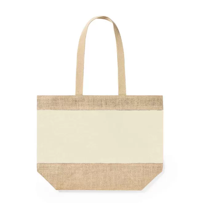 SAC EN JUTE PERSONNALISABLE 'CALATEO' - naturel