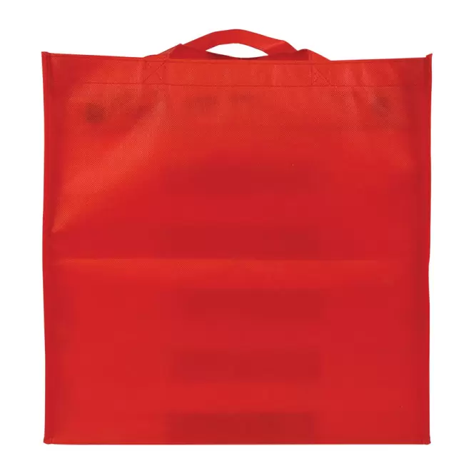 SAC À PIZZA PERSONNALISÉ EN NON-TISSÉ AVEC SOUFFLET 'MARANO' - rouge