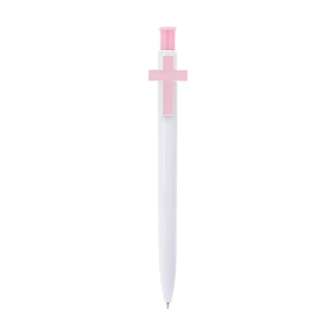 STYLO PERSONNALISABLE 'BENITA' - blanc/rose
