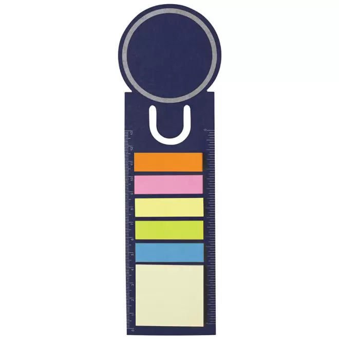 MARQUE-PAGES PUBLICITAIRE ROND 'IDEA' - bleu