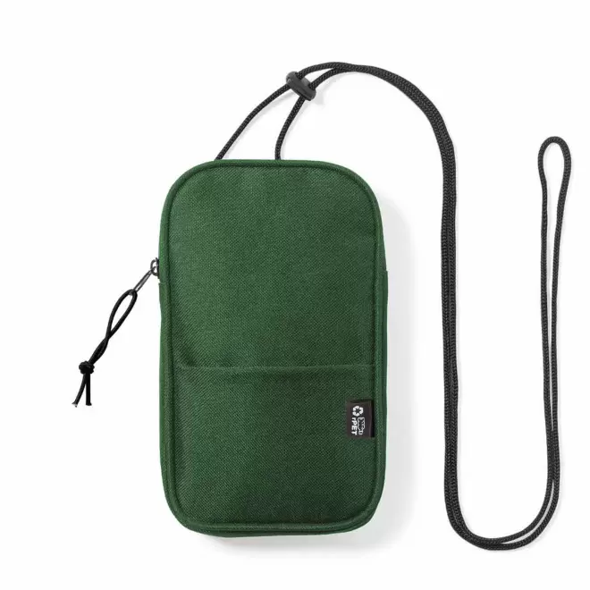 SACOCHE POUR TELEPHONE PERSONNALISABLE 'LININO' - vert