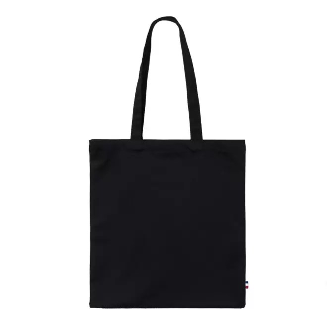 SAC SHOPPING PERSONNALISABLE MIF RECYCLE 'MAXENCE COULEUR' - noir