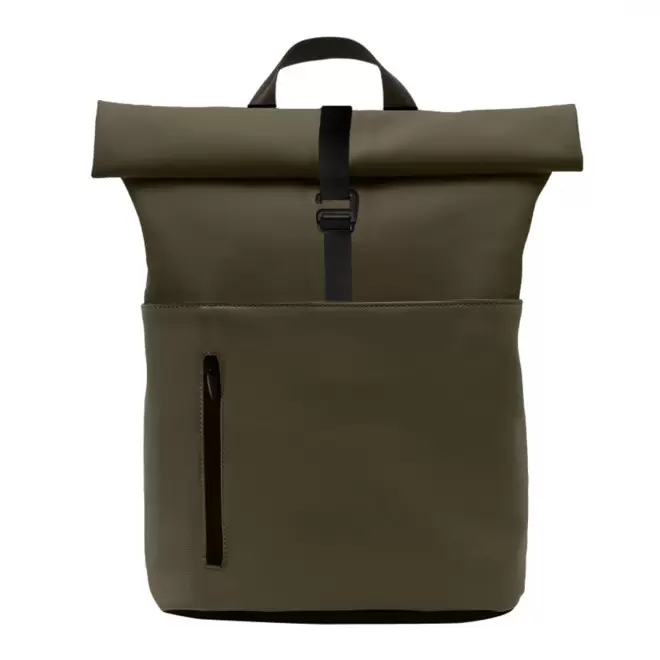 SAC A DOS ROLLTOP PERSONNALISABLE MIF 'EMILIEN' - kaki
