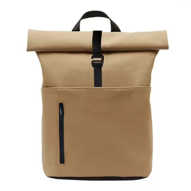 SAC A DOS ROLLTOP PERSONNALISABLE MIF 'EMILIEN' - beige