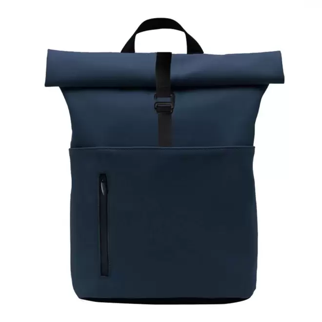 SAC A DOS ROLLTOP PERSONNALISABLE MIF 'EMILIEN' - noir