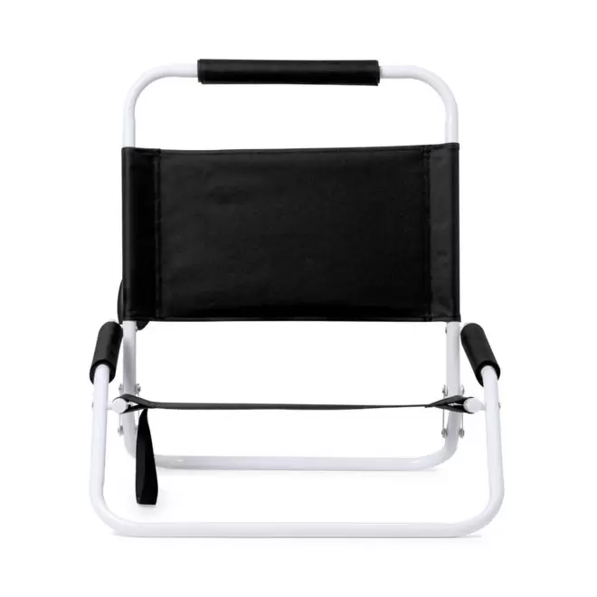 CHAISE DE PLAGE PERSONNALISABLE 'BRONZI' - noir