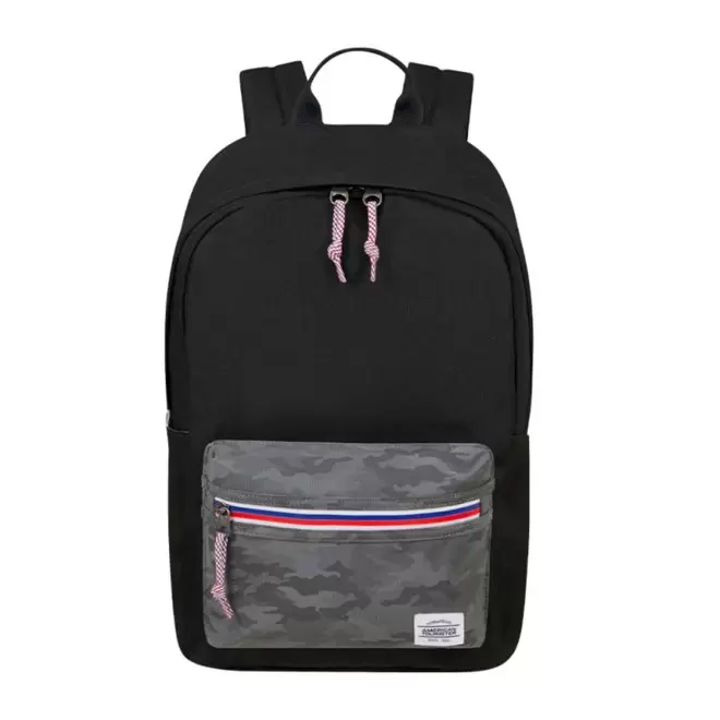 SAC PERSONNALISABLE 19.5 L AMERICAN TOURISTER 'UPBEAT' - noir/gris