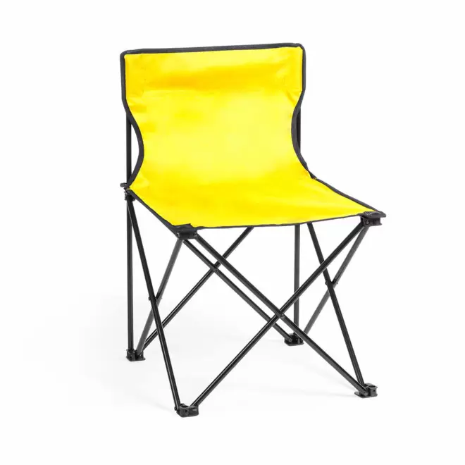 CHAISE PLIANTE PERSONNALISABLE 'BONAT' - jaune