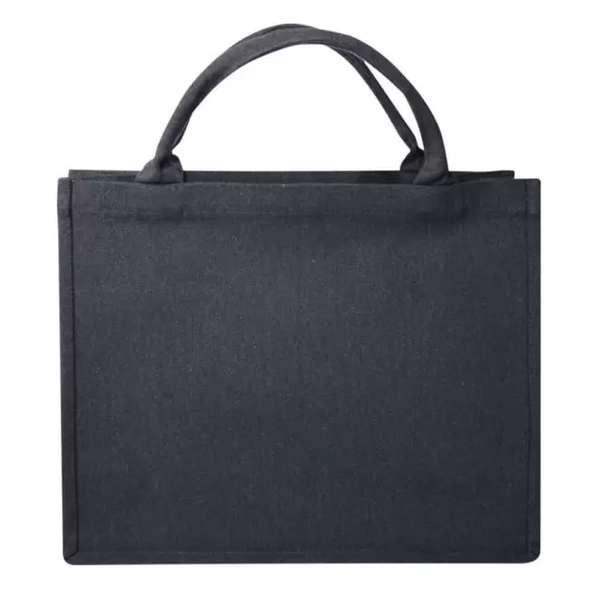 SAC SHOPPING PERSONNALISABLE RECYCLE 500G/M² 'AVOLA' - bleu jean