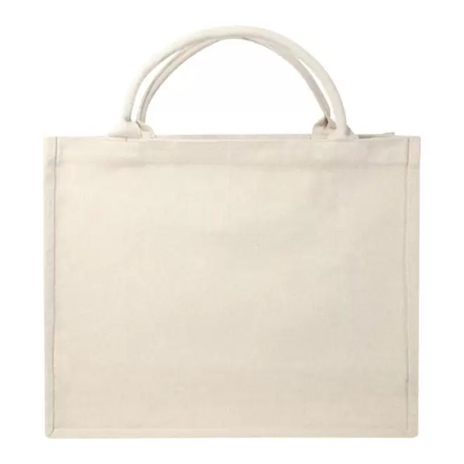 SAC SHOPPING PERSONNALISABLE RECYCLE 500G/M² 'AVOLA' - beige