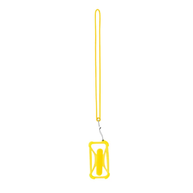 TOUR DE COU TELEPHONE PERSONNALISABLE 'JULIUS'' - jaune