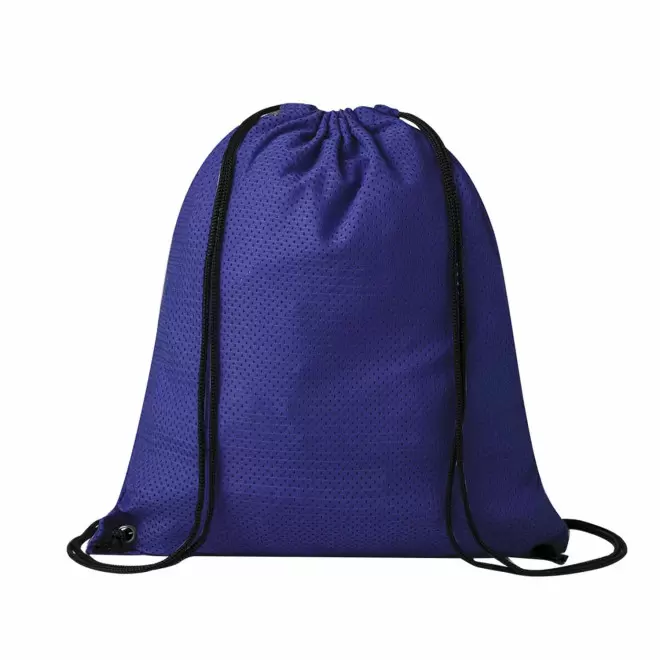 SAC A DOS PERSONNALISABLE CORDELETTE POLYESTER 'ALIXOU' - bleu marine
