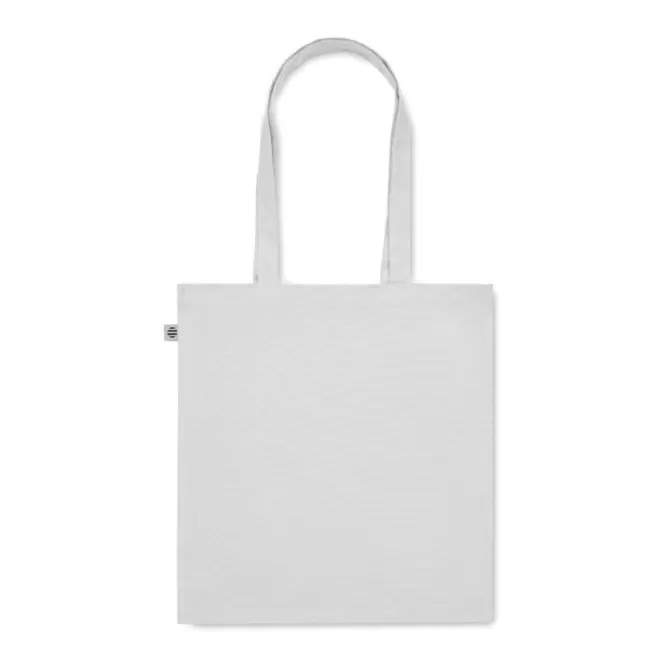 SAC SHOPPING PERSONNALISABLE SOUFFLET COTON BIO 'FABIO 220' - blanc