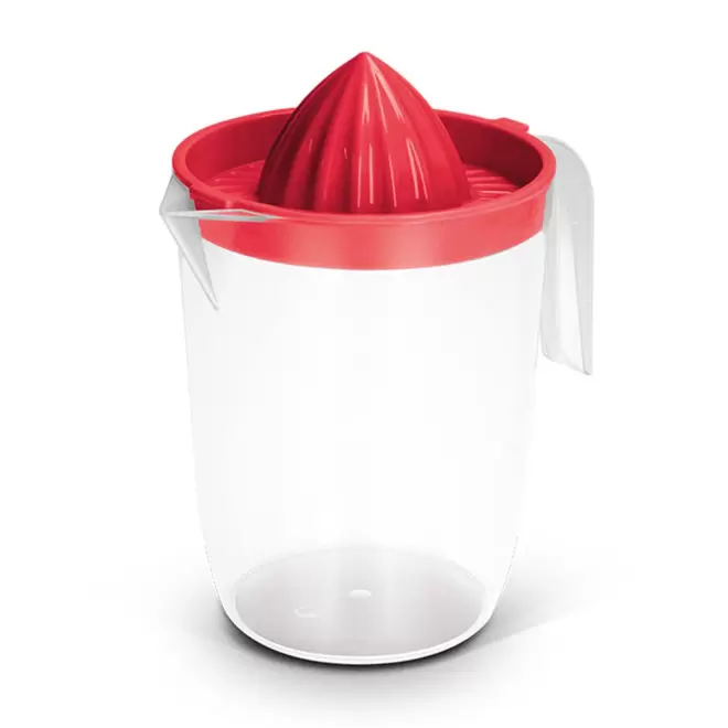 PICHET 1L PERSONNALISABLE AVEC PRESSE-AGRUMES 'AGRUMI' - rose