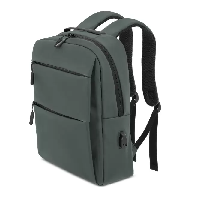 SAC A DOS CONNECTE PERSONNALISABLE 'OGLIO CONNECT PU' - vert