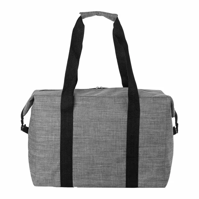 SAC ISOTHERME PERSONNALISABLE AVEC FERMETURE VELCRO 'LAGA' - gris