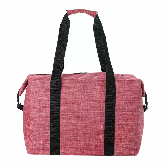 SAC ISOTHERME PERSONNALISABLE AVEC FERMETURE VELCRO 'LAGA' - rouge