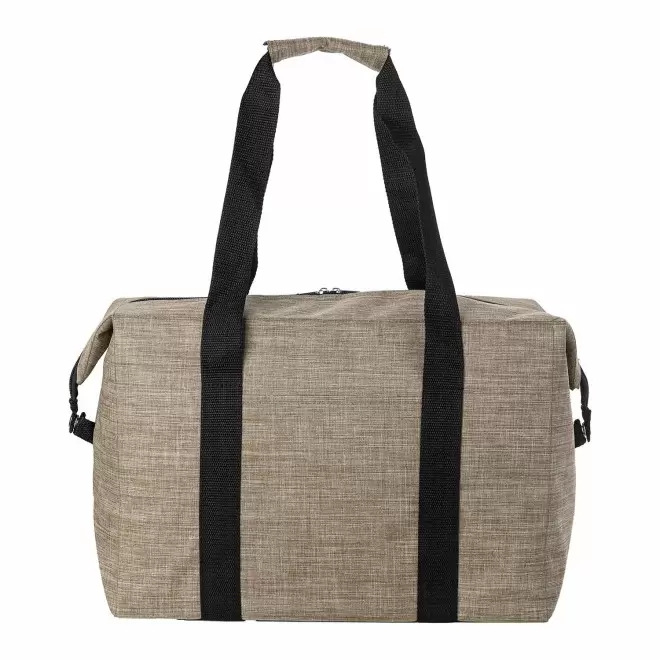 SAC ISOTHERME PERSONNALISABLE AVEC FERMETURE VELCRO 'LAGA' - beige