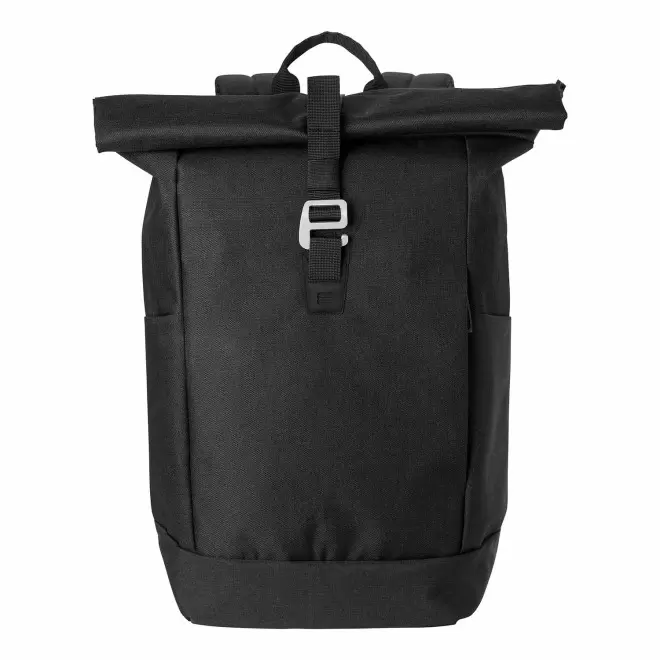 SAC A DOS PERSONNALISABLE ORDINATEUR ROLL TOP 'NOMO' - noir