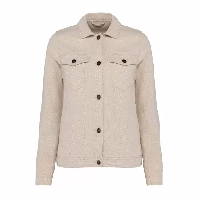 VESTE PERSONNALISABLE CHANVRE FEMME 'CHANVRE SPIRIT' - beige