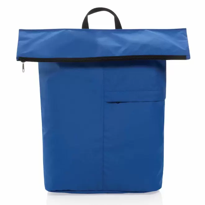 SAC A DOS PERSONNALISABLE PLIABLE EN RPET 'HARDINE BACK' - bleu royal