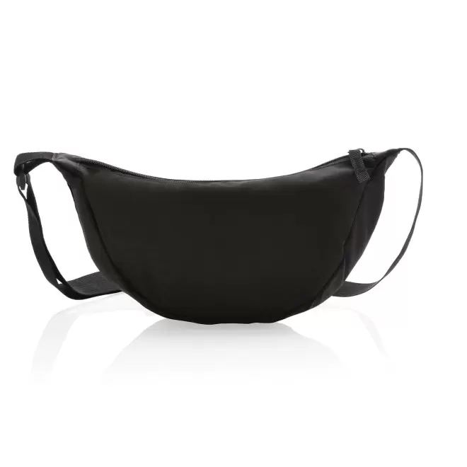 SAC BANANE PERSONNALISABLE EN RPET 'HARDINE' - noir