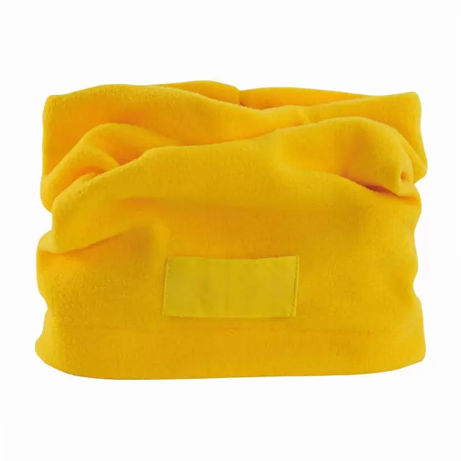 BANDEAU CHAUFFE-COU POLAIRE PERSONNALISÉ 'SUOMI' 100 GR/M² - jaune