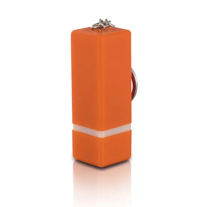 PORTE-CLÉS LAMPE PERSONNALISÉ 'POPKI' - orange