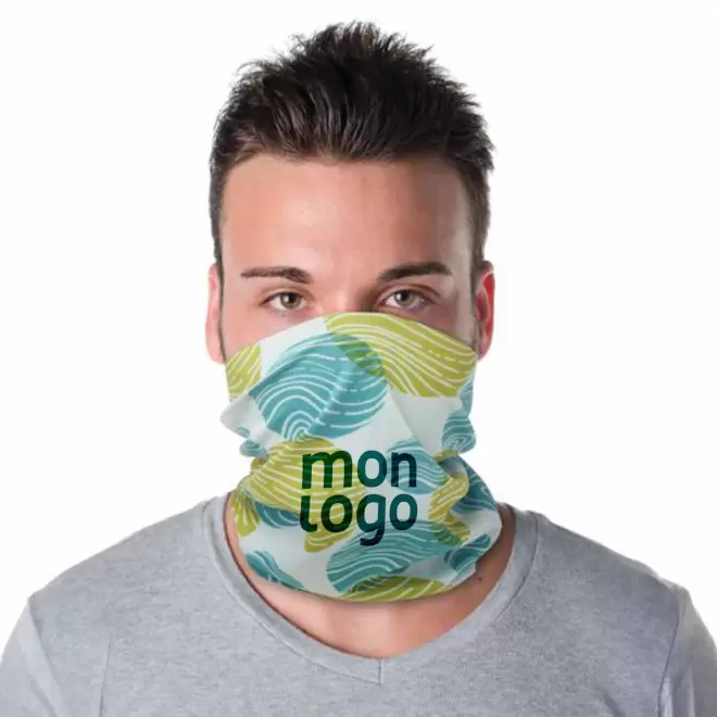 FOULARD PERSONNALISABLE 'SHERPA EUROPE COOLMAX®' - blanc