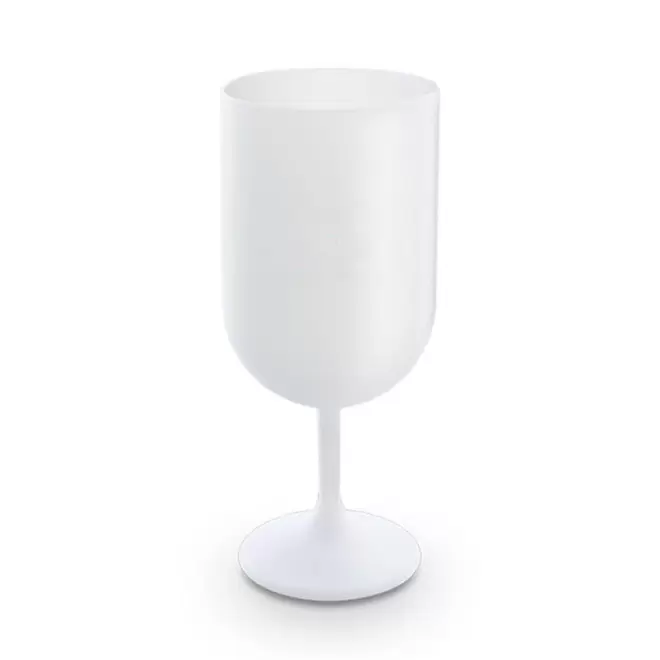 RAPIDE 4J - VERRE À VIN PERSONNALISÉ EN TRITAN® MADE IN FRANCE 'CUP VIN 18 CL'  - blanc opaque