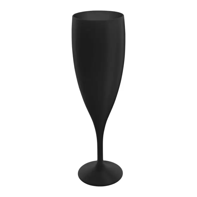 RAPIDE 4J - FLÛTE À CHAMPAGNE PERSONNALISÉE EN TRITAN® 'CUP CHAMPAGNE 14 CL' FABRICATION FRANÇAISE - noir opaque