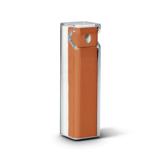 RAPIDE 4J - SPRAY NETTOYANT POUR ECRAN AVEC SUPPORT DE TELEPHONE PERSONNALISABLE 'CLEANTEL' - orange