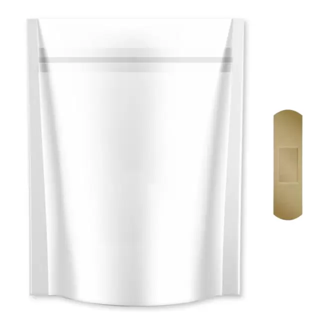 PANSEMENTS POCHETTE BLANC PERSONNALISABLE 'PENSA 10' - bamboo