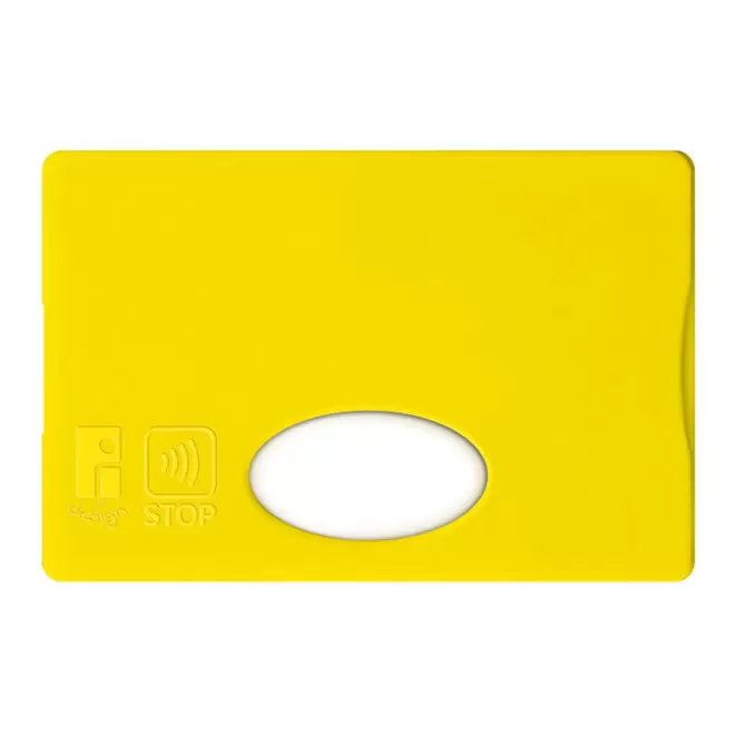 RAPIDE 4J - ETUI CARTE PERSONNALISABLE ANTI RFID 'LINZ'  - jaune