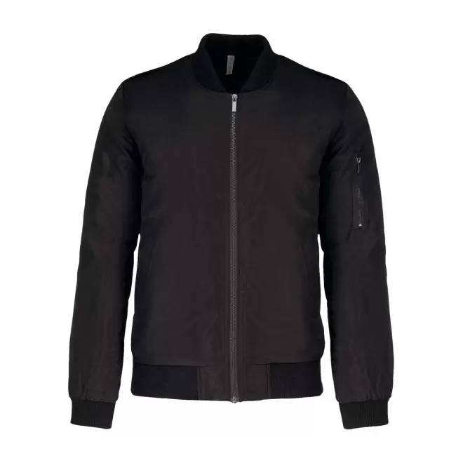 VESTE BOMBER HOMME PERSONNALISABLE 'JET STREAM' - noir