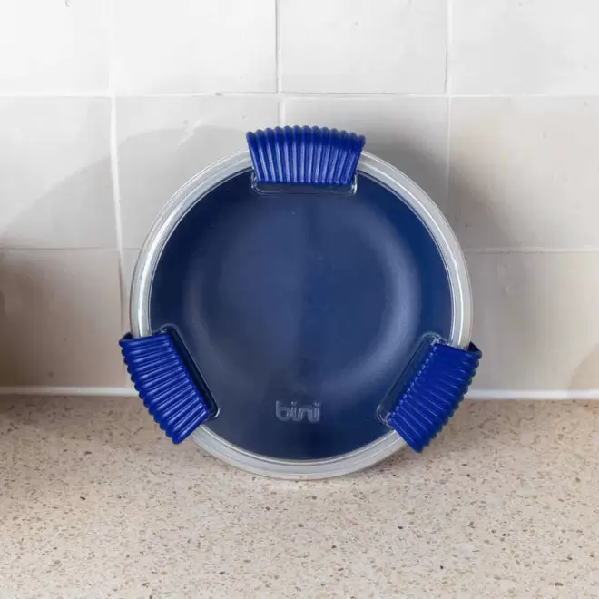 LUNCH BOX PERSONNALISABLE 950 ML MIF 'BINIBOX' - bleu nuit