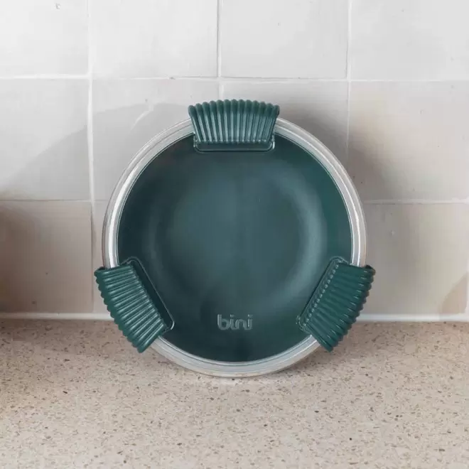 LUNCH BOX PERSONNALISABLE 950 ML MIF 'BINIBOX' - vert fonce