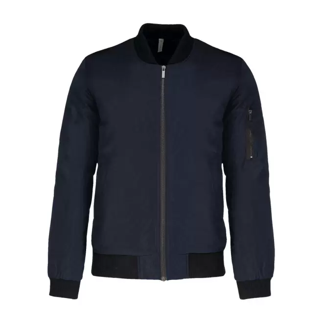 VESTE BOMBER HOMME PERSONNALISABLE 'JET STREAM' - bleu marine
