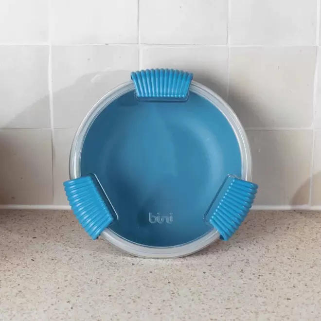 LUNCH BOX PERSONNALISABLE 950 ML MIF 'BINIBOX' - bleu