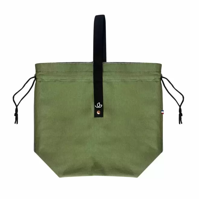 SAC COTON PERSONNALISABLE DEJEUNER MIF 150 GR/M² 'MAEL' - vert