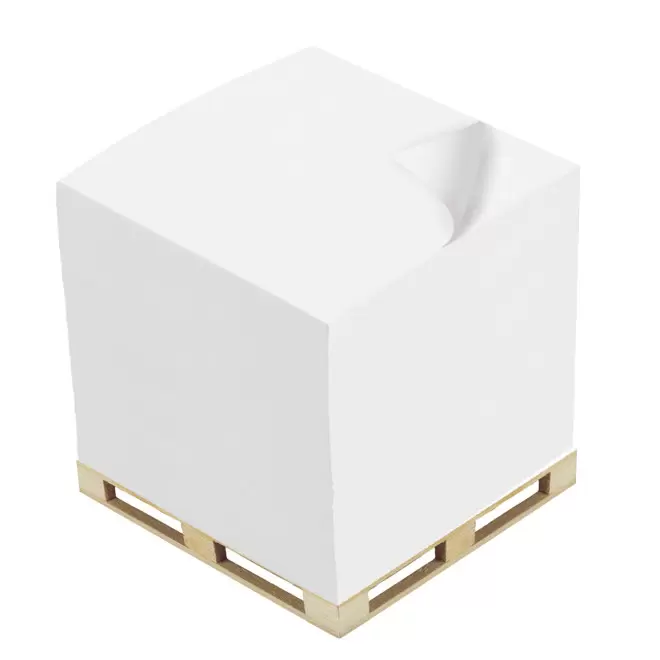 CUBE PAPIER PERSONNALISABLE 'GRAND STRANA PALETTE' - blanc