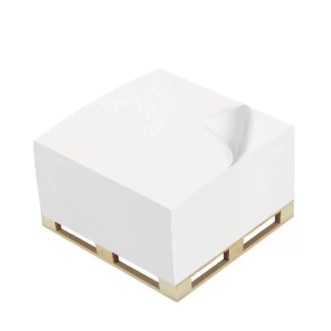 CUBE PAPIER PERSONNALISABLE 'STRANA PALETTE' - blanc