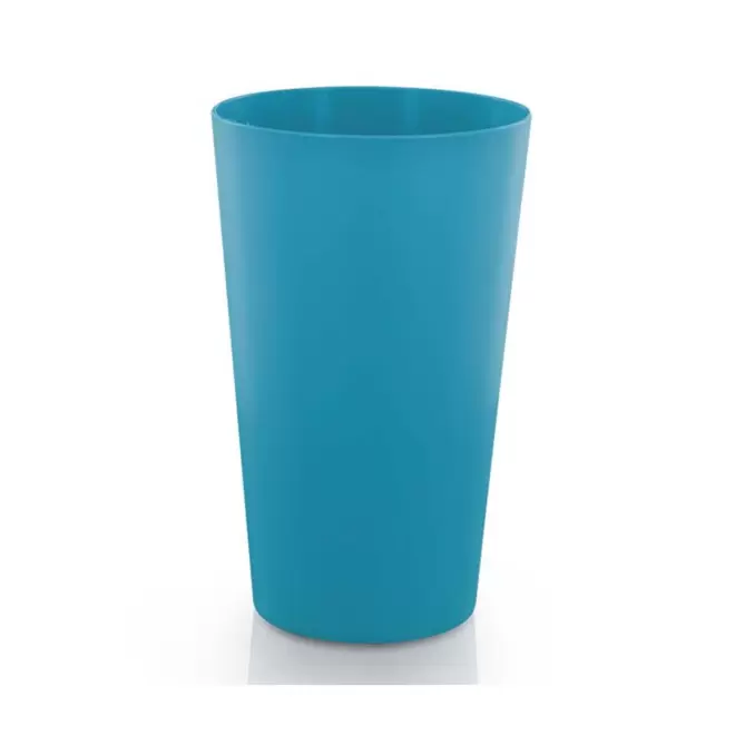 RAPIDE 4J - GOBELET MIF RÉUTILISABLE PERSONNALISÉ 30 CL 'CUPY' - bleu opaque