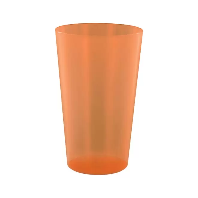 RAPIDE 4J - GOBELET MIF RÉUTILISABLE PERSONNALISÉ 30 CL 'CUPY' - orange transparent