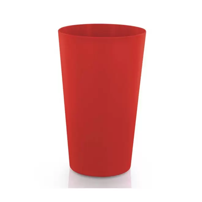 RAPIDE 4J - GOBELET MIF RÉUTILISABLE PERSONNALISÉ 30 CL 'CUPY' - rouge opaque