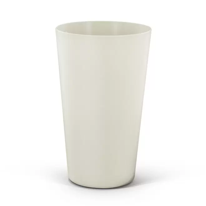 RAPIDE 4J - GOBELET MIF RÉUTILISABLE PERSONNALISÉ 60 CL 'CUPY' - blanc opaque